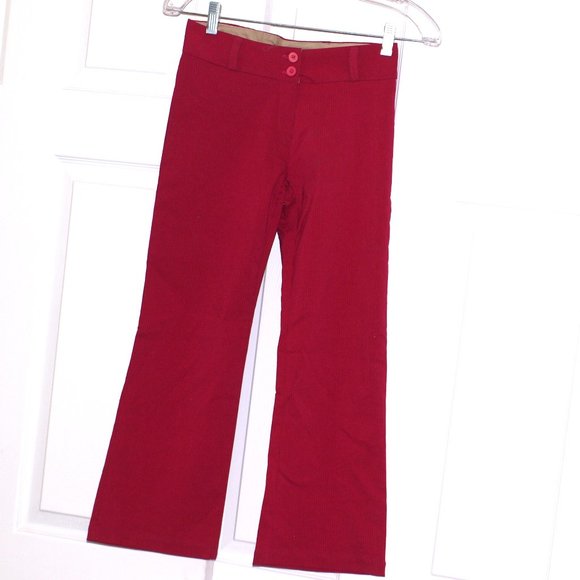 Ponny Tail Pin Stripe Magenta Pants Women Size Small - Picture 1 of 3